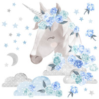 Falmatrica SECRET GARDEN Unicorn - Egyszarvú kék 