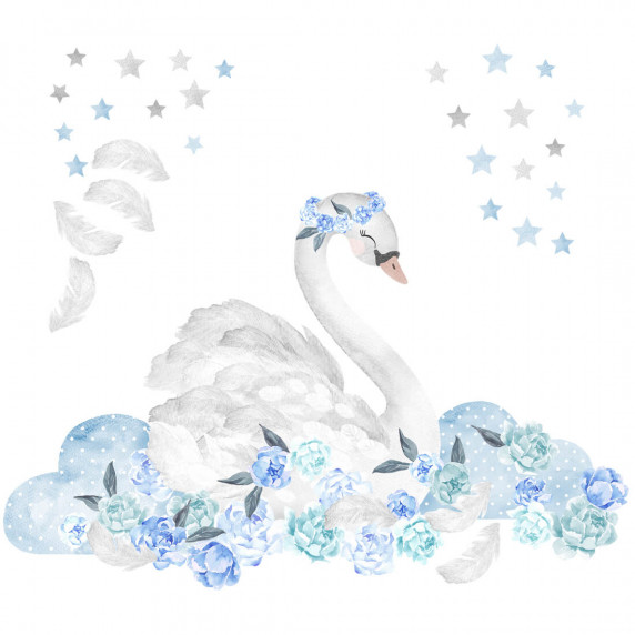 Falmatrica SECRET GARDEN Swan - Hattyú kék