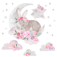 Falmatrica SECRET GARDEN Sleeping Rabbit - Alvó nyuszi rózsaszín 