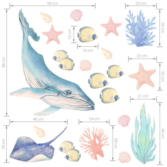 Falmatrica OCEAN ANIMALS I - Óceán világa I