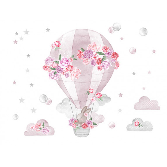 Falmatrica SECRET GARDEN Hot Air Balloon - Léggömb rózsaszín
