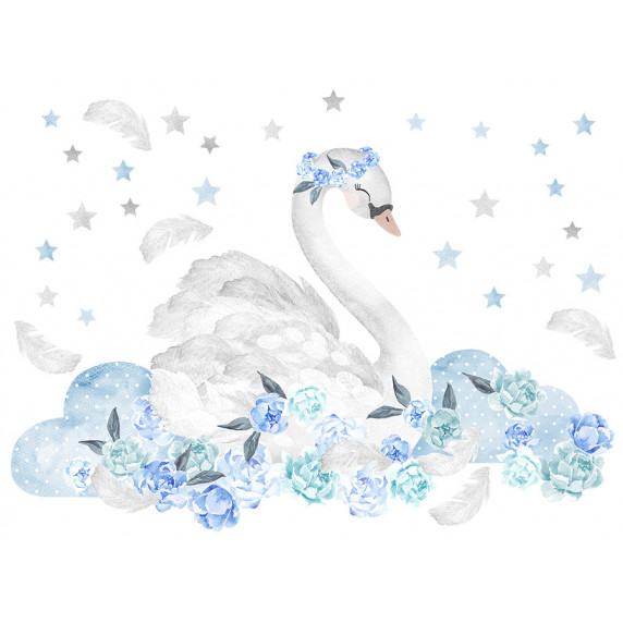 Falmatrica SECRET GARDEN Swan - Hattyú kék