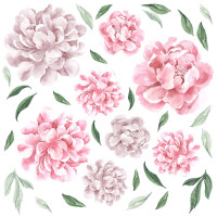 Falmatrica SECRET GARDEN Peonies - Virágok rózsaszín 