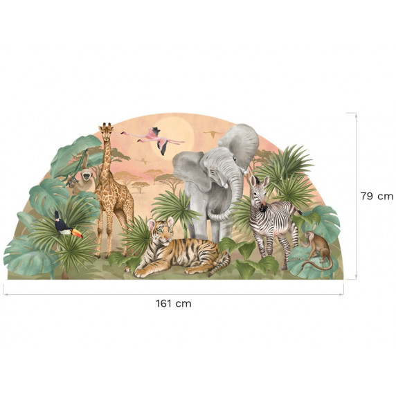 Falmatrica SAFARI BIG 161x79 cm - Szafari világ
