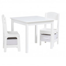 Gyerek asztal és székekkel és tárolóhellyel Nordic Előnézet