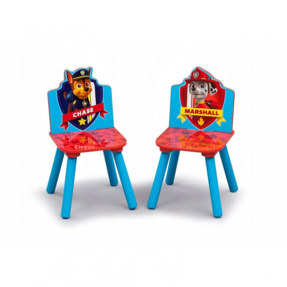 Gyerekasztal székekkel - Mancs őrjárat