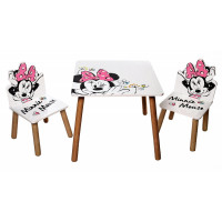 Gyerekasztal székekkel - Minnie egeres STAR0577 