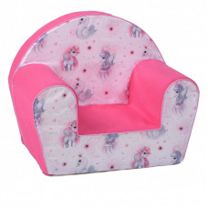 Gyerek fotel - egyszarvú - hattyú-rózsaszín Előnézet