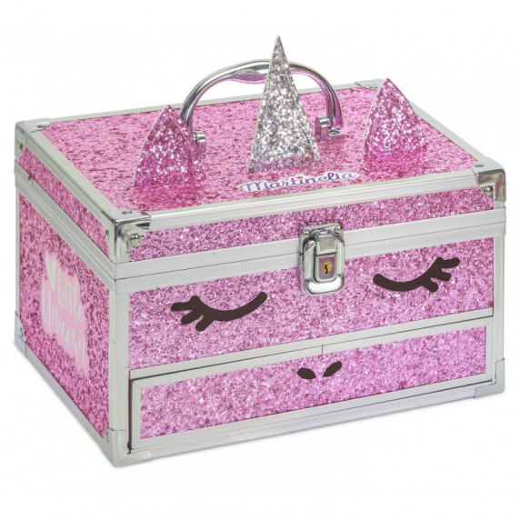 Sminkkészlet bőröndben MARTINELIA - Unikornis rózsaszín