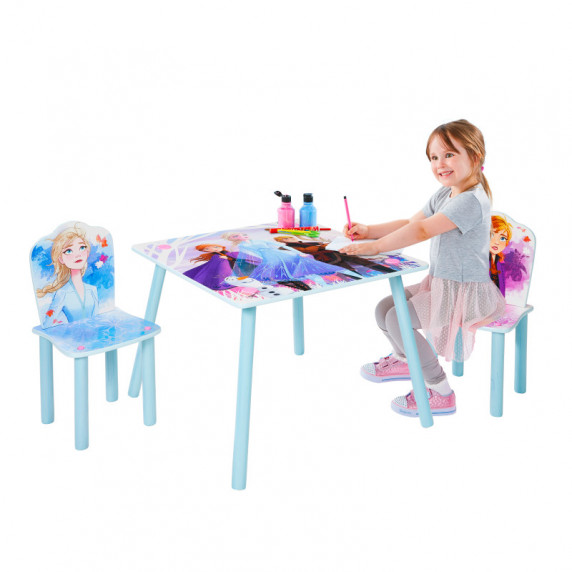 Gyerekasztal székekkel Jégvarázs - Frozen 2