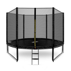 Trambulin külső védőhálóval 305 cm + létra AGA SPORT PRO MRP1010BLACK - Fekete Előnézet
