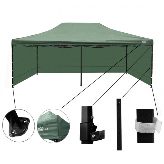 Kerti sátor 3x6 m AGA PARTY MR3x6Green - Zöld