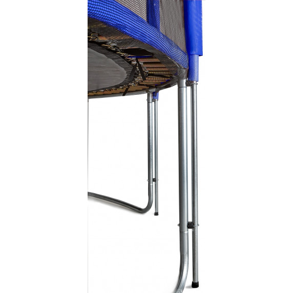 Trambulin külső védőhálóval 460 cm AGA SPORT PRO + létra és cipőtartó - kék