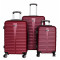 Bőrönd szett Linder Exclusiv Travel  MC3079 S,M,L - Burgundi
