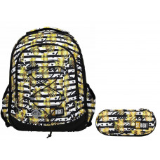 Iskolai szett hátizsák, tolltartó ST.RIGHT BP-32+SASZETKA ZŁOTE TROPIKI - Tropical Party Előnézet