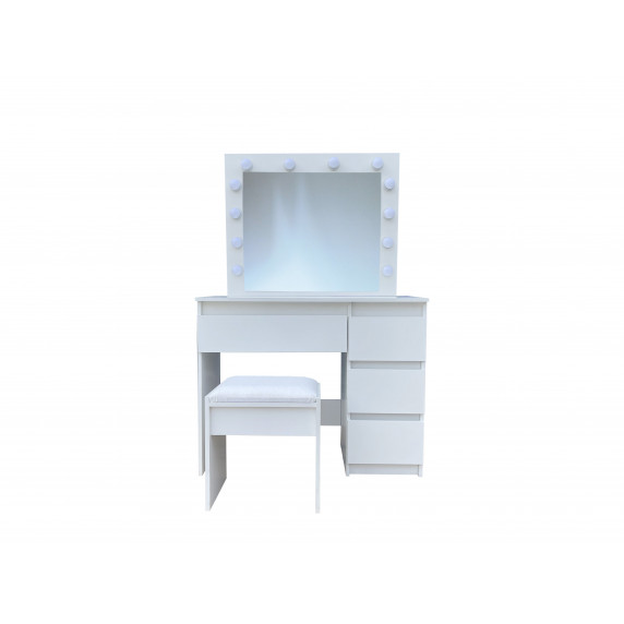 Fésülködő asztal székkel LED megvilágítással AGA MRDT05-1