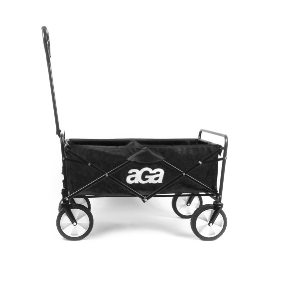 Összecsukható strand és kempingkocsi AGA MR4610-Black - fekete