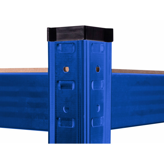 Tároló polc 180x90x40 cm 5 polc AGA MR4600-Blue - kék