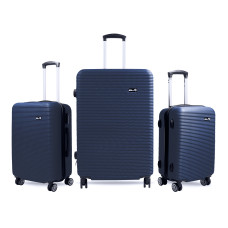 Bőrönd szett Aga Travel MR4651-DarkBlue - Sötét kék 
