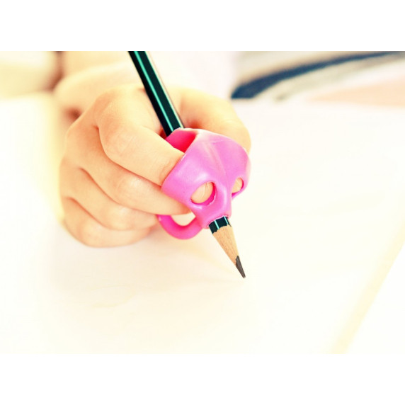 Segédeszköz a megfelelő ceruza tartáshoz - Rózsaszín