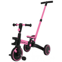 Gyermek tricikli Happy Bike 3in1 - rózsaszín 