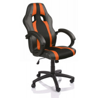 Irodai szék Tresko Racing RS-019 - Fekete/narancssárga 