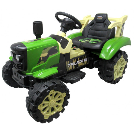 Elektromos traktor utánfutóval R-Sport C2- zöld