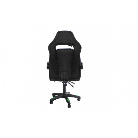 Irodai szék lábtámasszal Aga MR2040GREEN - Fekete/zöld