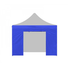 Oldalfal kerti sátorhoz bejárattal AGA PARTY 3x3 m - Kék Előnézet