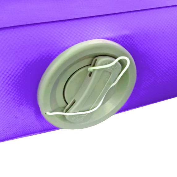 Felfújaható tornaszőnyeg AirTrack elektomos pumpával 400 x 100 x 20 cm AGA MR5021-Purple - lila