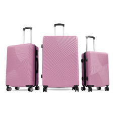 Bőrönd szett Aga Travel MR4654 Pink 