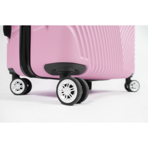 Bőrönd szett Aga Travel MR4654 Pink