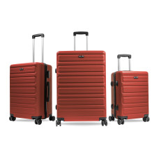 Bőrönd készlet AGA Travel MR4657-Red - Piros 