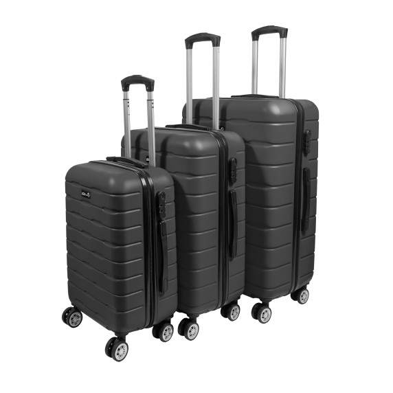 Bőrönd készlet AGA Travel MR4658-Dark-Grey - Sötétszürke