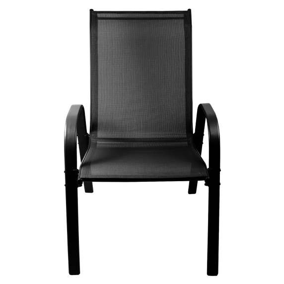 Kerti szék 2 darab AGA MR4400BC-2 - Fekete