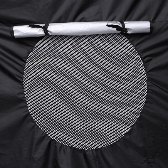 Trambulin sátor AGA EXCLUSIVE 366 cm (12 láb) - Fekete