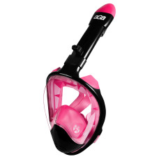 Teljes arcos búvármaszk Snorkeling S/M AGA DS1121BL-PI - Fekete/rózsaszín Előnézet