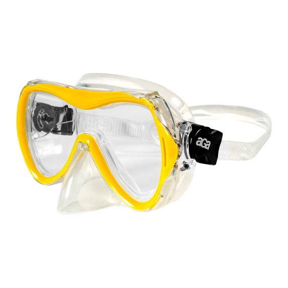 Búvárkészlet maszk és légzőcső M12+S2 AGA DS1320YL - sárga