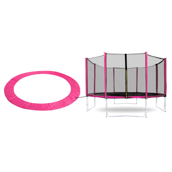 Rugótakaró 366 cm átmérőjű trambulinhoz AGA EXCLUSIVE MRPU1512SC-Pink - rózsaszín