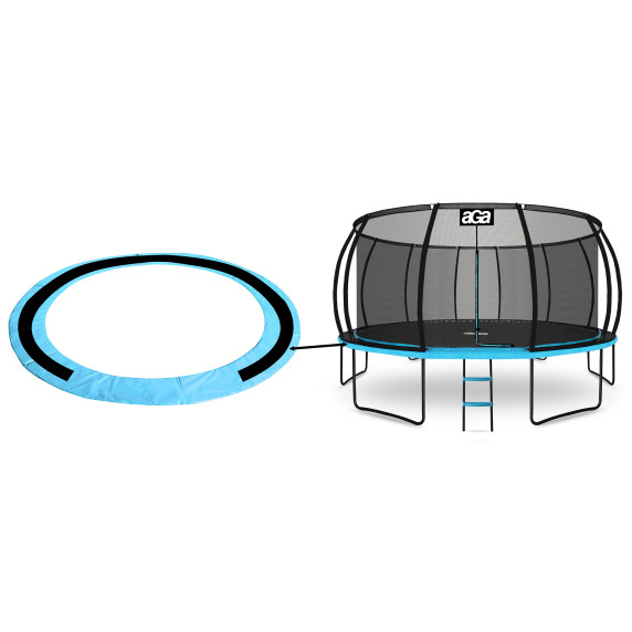 Rugótakaró 500 cm átmérőjű trambulinhoz AGA EXCLUSIVE MRPU1516SC-LB&Black - világos kék/fekete