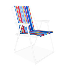 Összecsukható kerti szék AGA OXFORD MR2127 - színes csíkokkal Előnézet