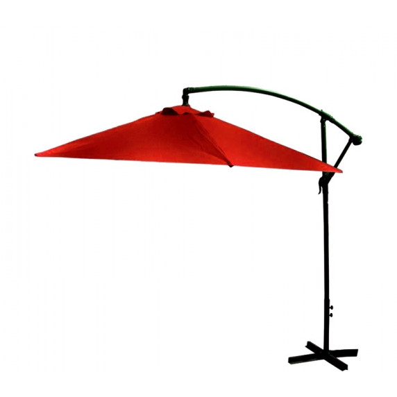 Függő napernyő AGA EXCLUSIV Bony 300 cm - Sötét piros
