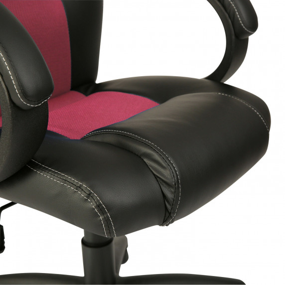 Irodai szék Tresko Racing RS-007 - Fekete/rózsaszín