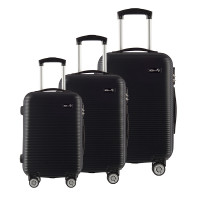 Bőrönd szett Aga Travel MR4651-Black - Fekete 