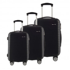 Bőrönd szett Aga Travel MR4651-Black - Fekete Előnézet