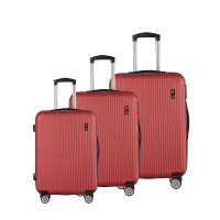 Bőrönd szett Aga Travel MR4652-DarkRed - Piros 