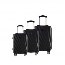 Bőrönd szett Aga Travel MR4653 -Black - Fekete Előnézet