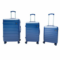 Bőrönd szett Linder Exclusiv SC1002 - kék 