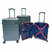 Bőrönd szett Linder Exclusiv SC3002 - szürke 
