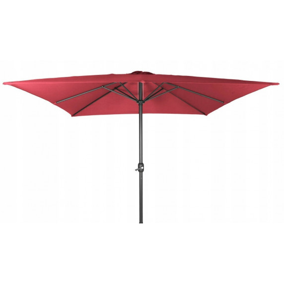 Szögletes kerti napernyő 300 cm LINDER EXCLUSIV - Piros